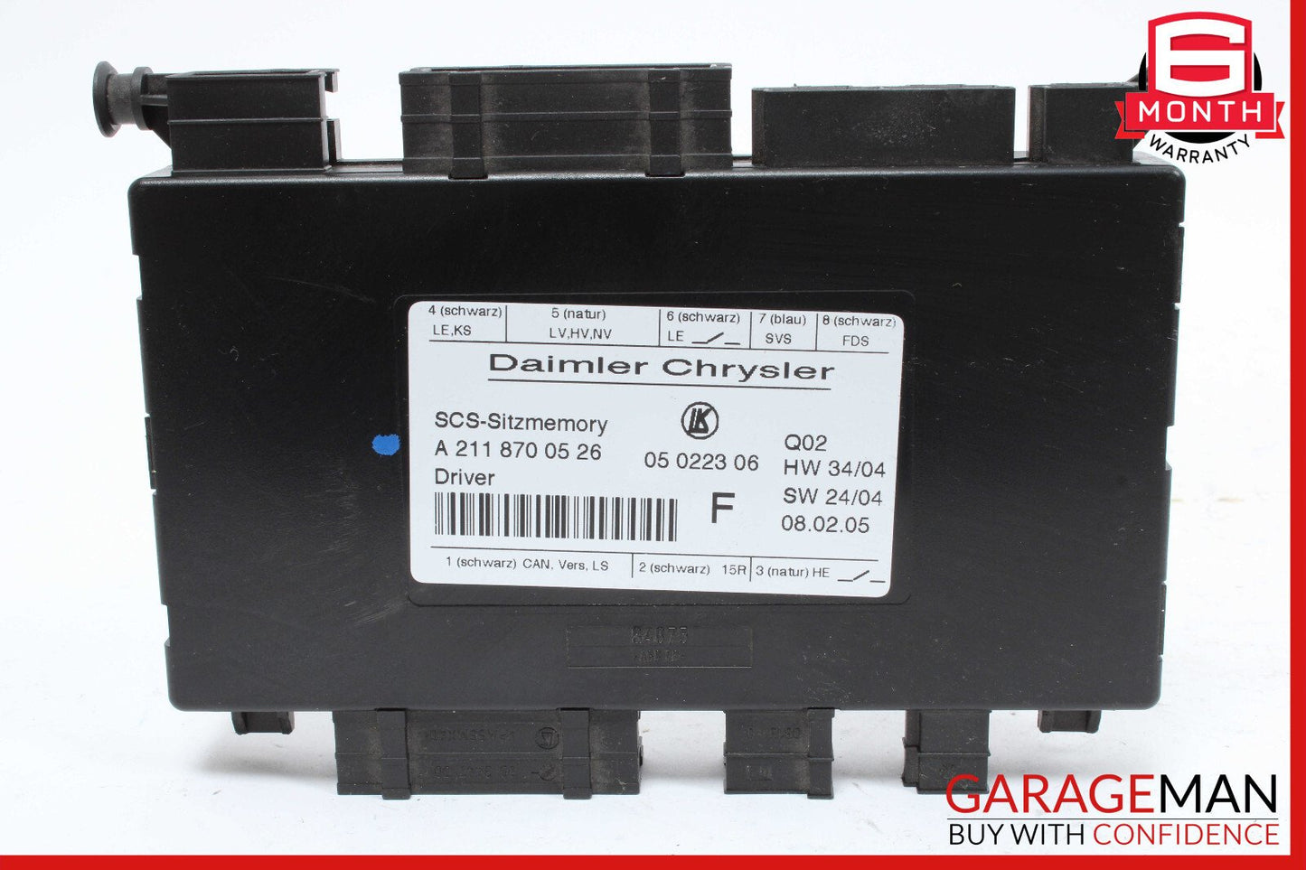 03-11 Mercedes W219 CLS500 E350 Front Right Side Seat Control Module OEM