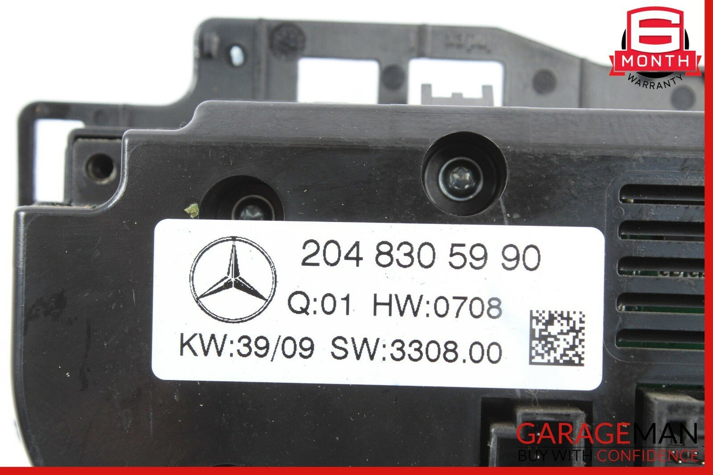 08-14 Mercedes W204 C300 AC A/C Heater Climate Control 2048305990 OEM