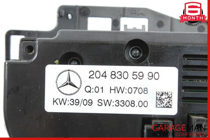 08-14 Mercedes W204 C300 AC A/C Heater Climate Control 2048305990 OEM