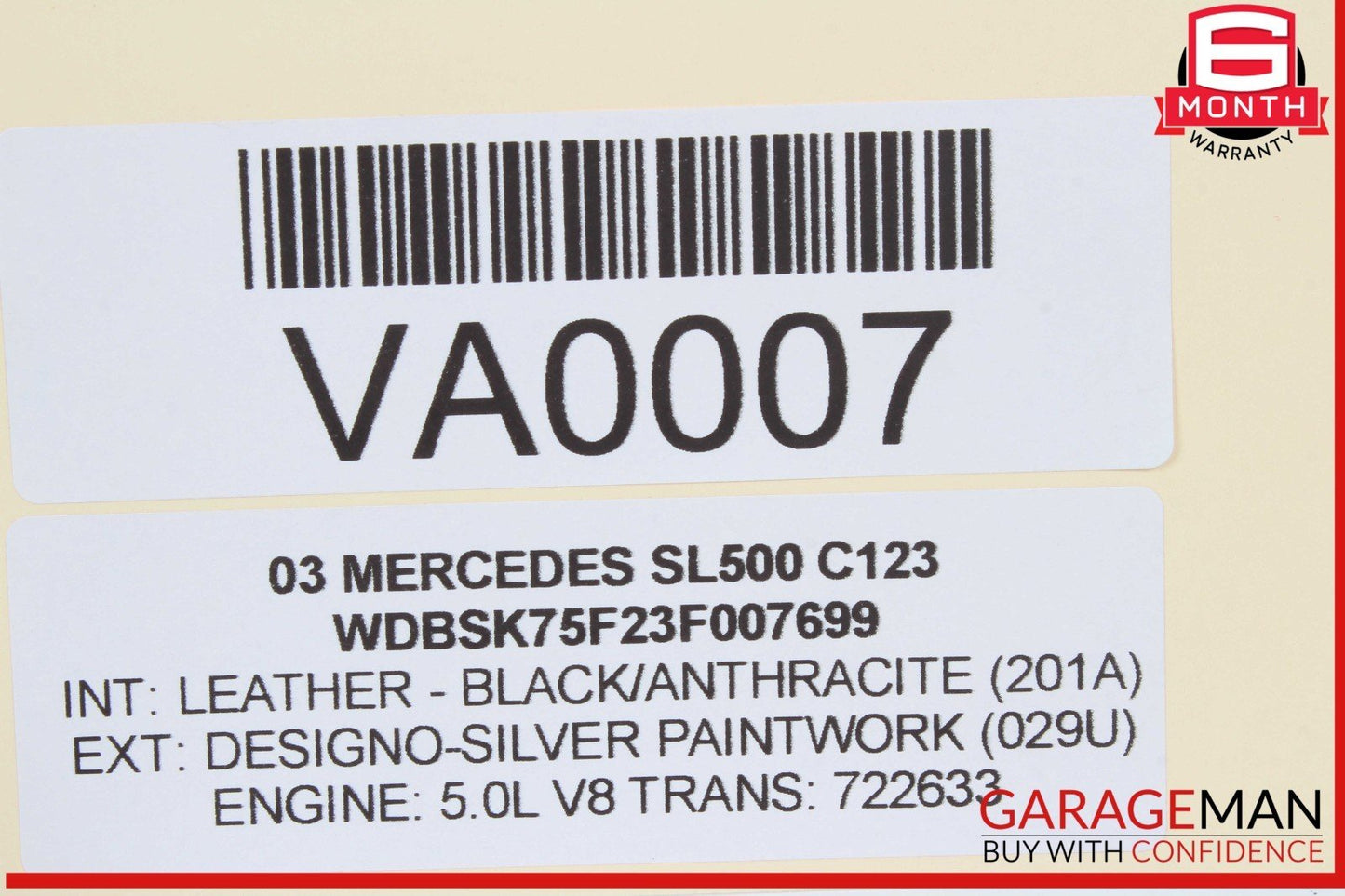 00-06 Mercedes R230 SL500 CLK55 S55 AMG Antenna Amplifier Booster Module OEM