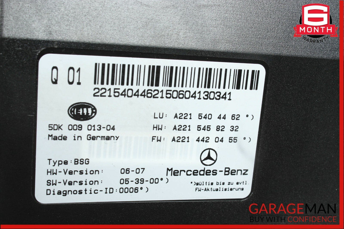 07-14 Mercedes S550 CL600 Electric Power Supply Control Fuse Box Module Unit