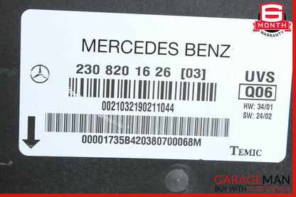 03-08 Mercedes R230 SL500 SL600 Roof Convertible Top Module Control OEM
