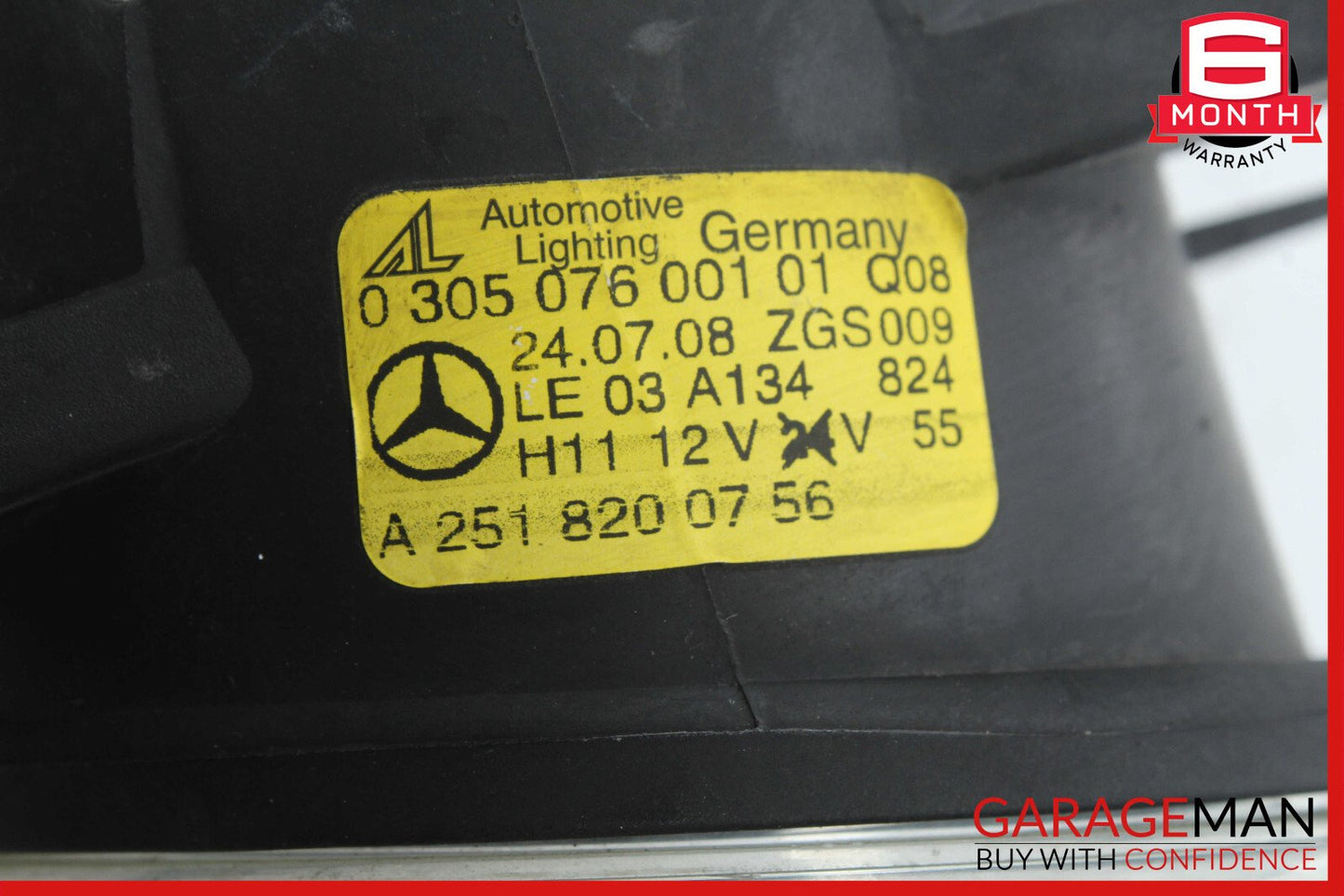 06-12 Mercedes X164 GL320 ML350 Front Left Bumper Fog Light Lamp OEM