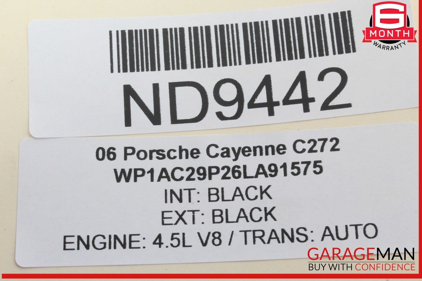 03-10 Porsche Cayenne 955 957 Acceleration Yaw Rate Control Sensor 7H0907652 OEM