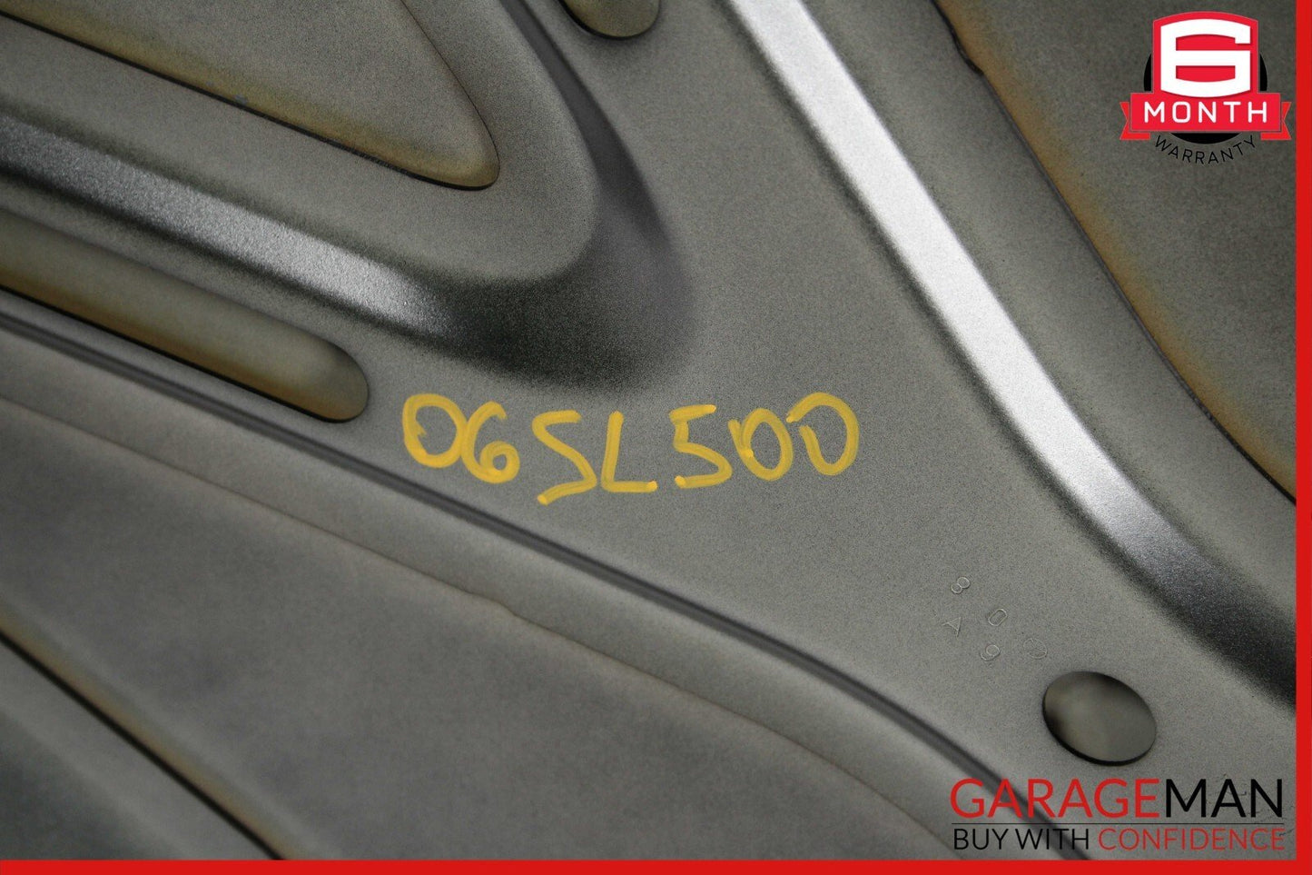 03-08 Mercedes R230 SL500 Convertible Roof Hard Top Folding Cover Panel Black