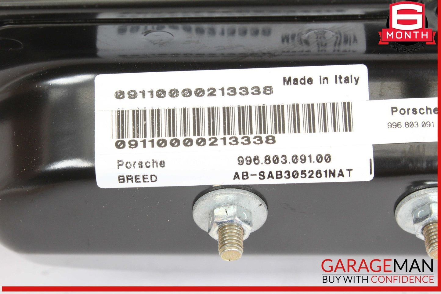 97-04 Porsche Boxster 986 Carrera 996 911 Front Left Side Door Airbag Air Bag