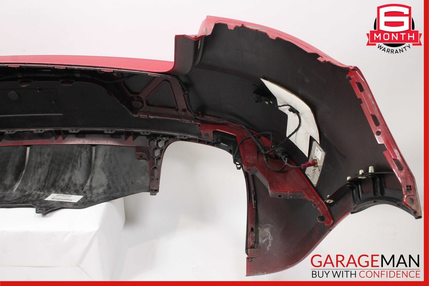 15-18 Porsche Macan 95B Rear Bumper Cover Panel Park Assist Assembly Red OEM