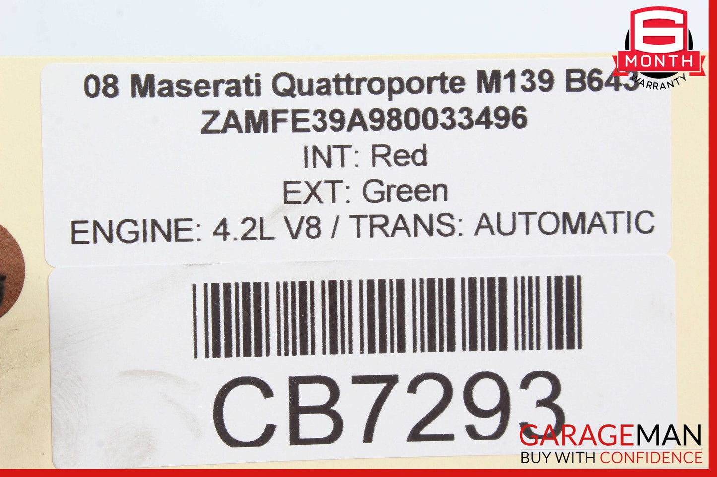 03-10 Maserati Quattroporte M139 Rear Left Side Top Upper Control Arm OEM