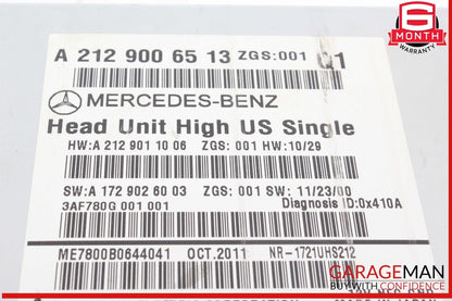 12-14 Mercedes W204 C250 C300 CD Player Navigation Radio Receiver Head Unit OEM