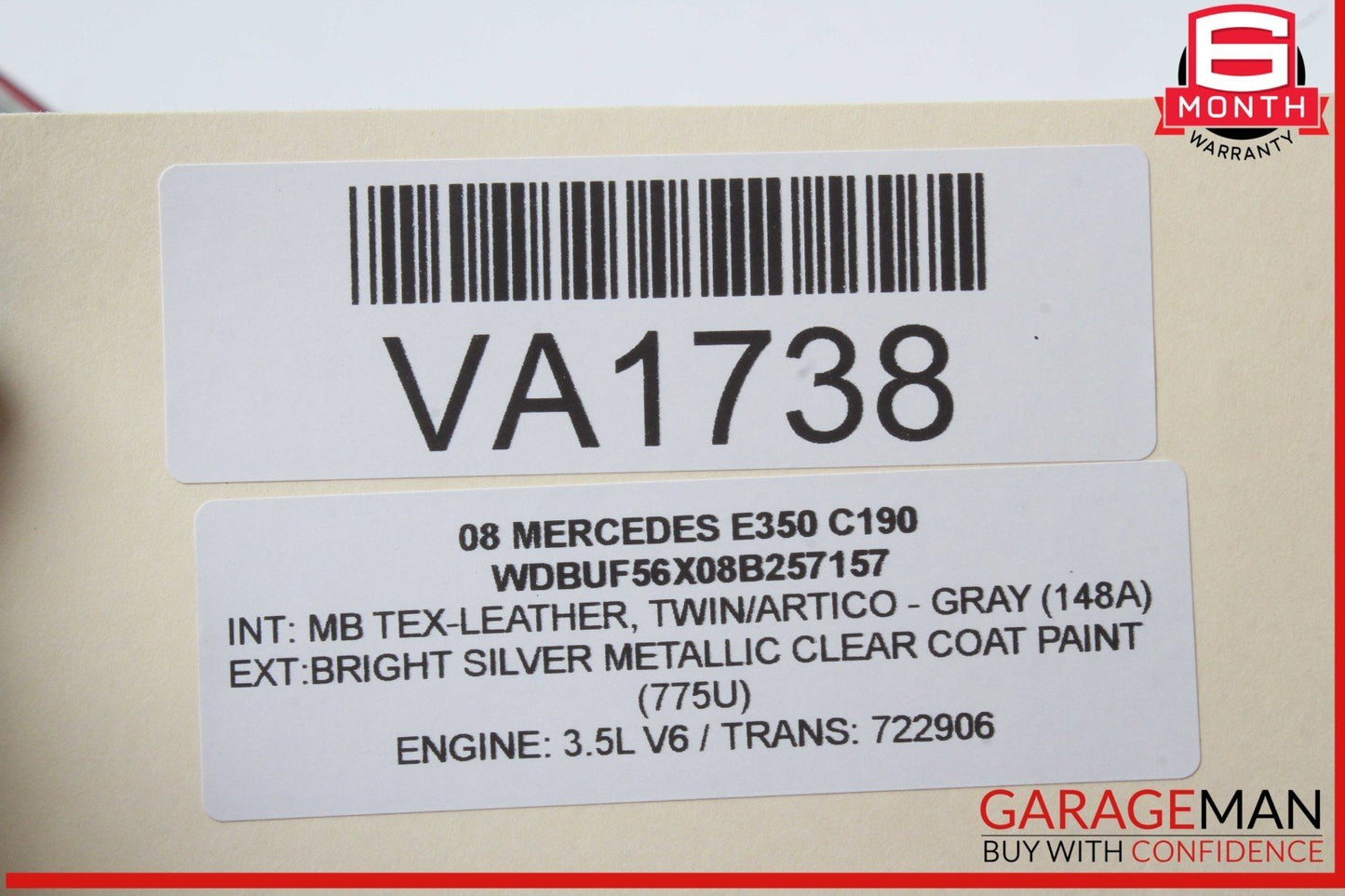 07-09 Mercedes W211 E350 E550 Rear Left Driver Side Tail Light Lamp OEM