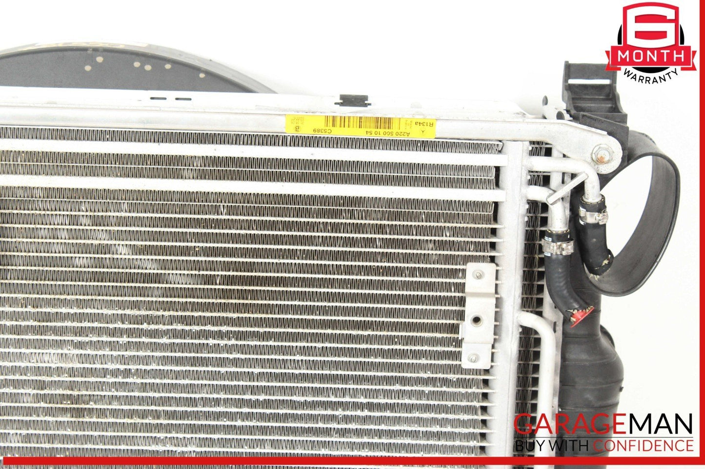 03-08 Mercedes R230 SL550 SL500 Engine Motor Cooling Radiator Assembly OEM