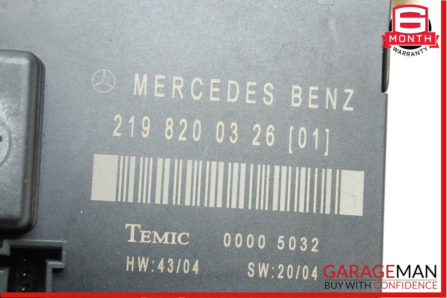 06-11 Mercedes W219 CLS500 Rear Right Passenger Side Door Control Module