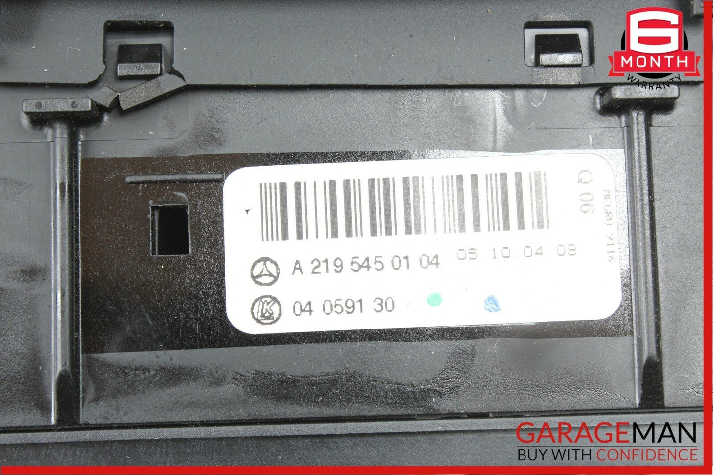 06-11 Mercedes W219 CLS500 Headlight Switch Washer Black 2195450104 OEM