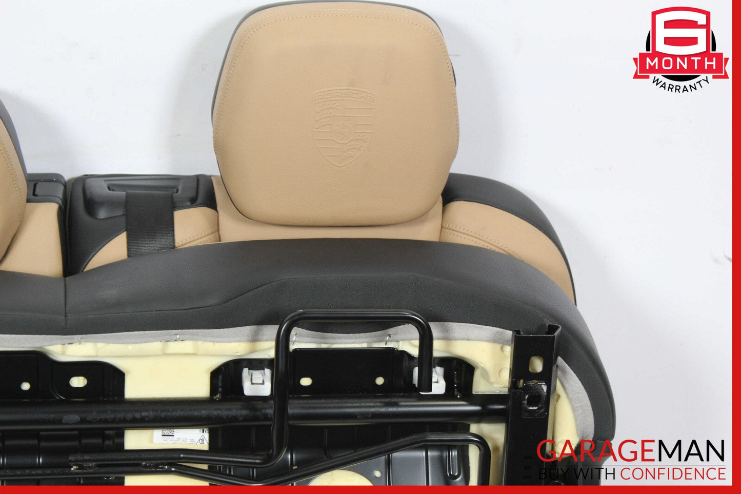 11-17 Porsche Cayenne 958 Rear Left Side Complete Seat Cushion Assembly OEM