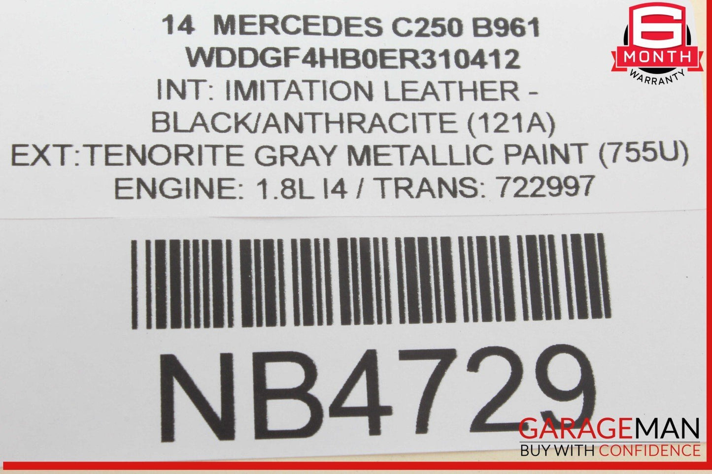 12-14 Mercedes W204 C250 Speedometer Odometer Instrument Cluster Gauge OEM