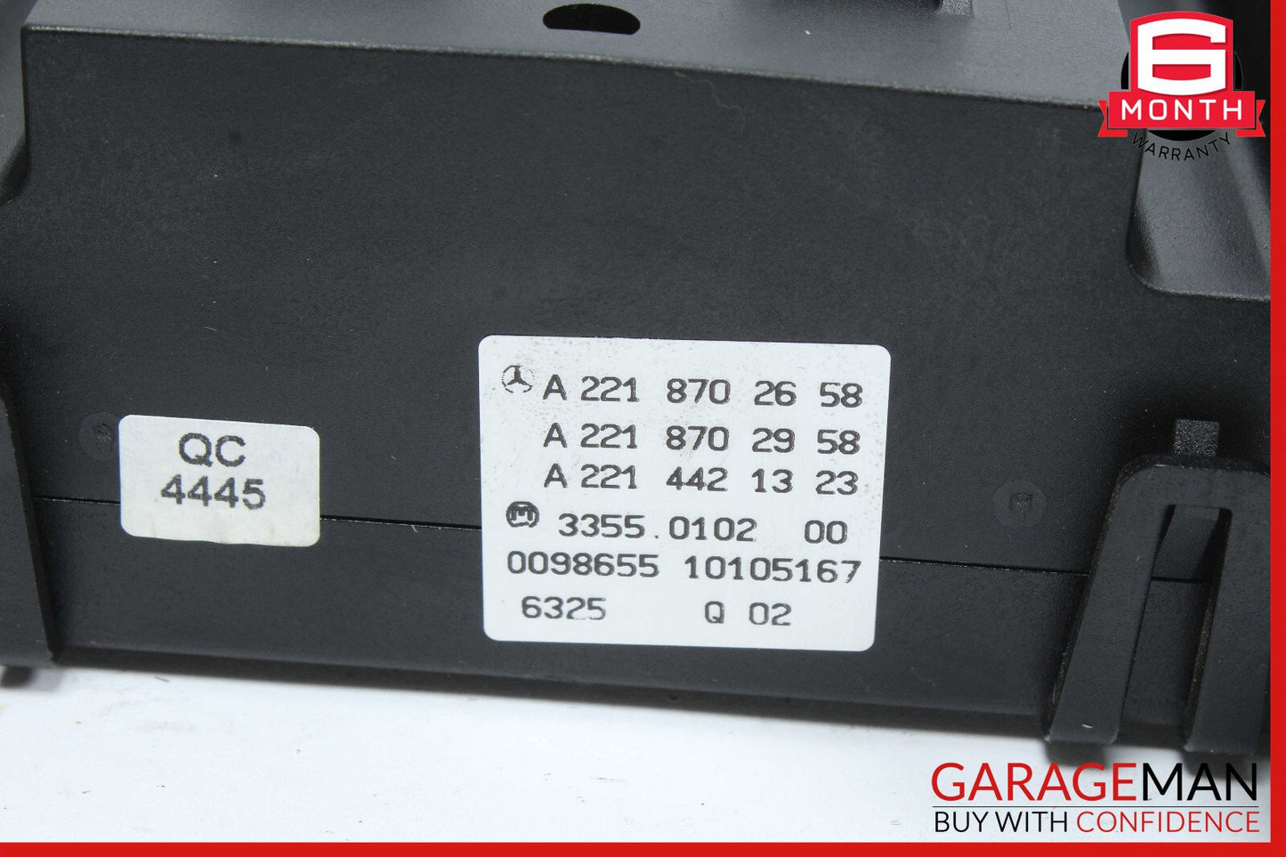 07-14 Mercedes W221 S550 CL550 A/C AC Heater Climate Control Switch OEM