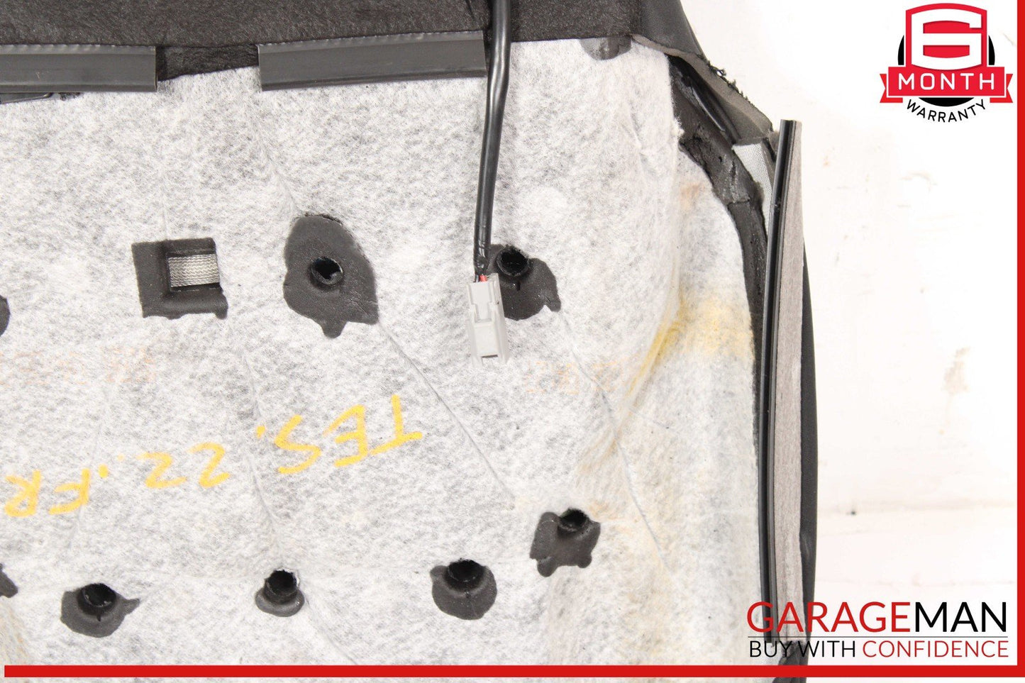 17-23 Tesla Model 3 Front Right Bottom Lower Seat Cushion Black OEM
