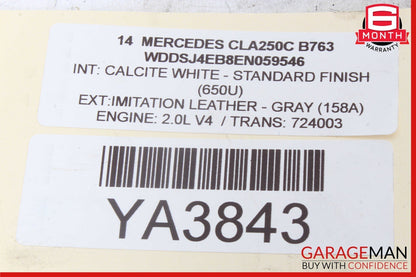 14-19 Mercedes W117 CLA250 Front Right & Left Shock Absorber Spring Set of 2 Pc