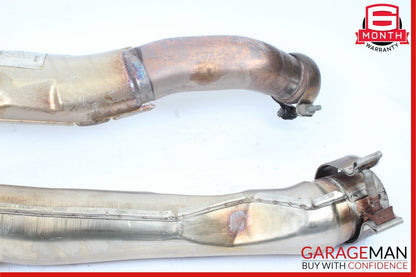 15-18 Ferrari California T Right & Left Side Exhaust Pipe Set of 2 Pc OEM