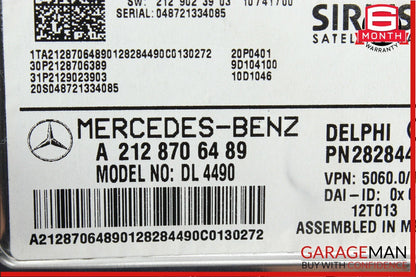 12-14 Mercedes W204 C300 CLS500 Sirius Satellite Radio Receiver Control Module