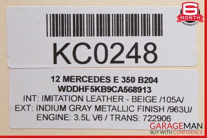 08-18 Mercedes W204 C300 E400 Front Right Passenger Door Control Module Unit OEM
