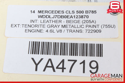 07-09 Mercedes W221 S550 S600 Front Right Side Mirror Door Rear View OEM