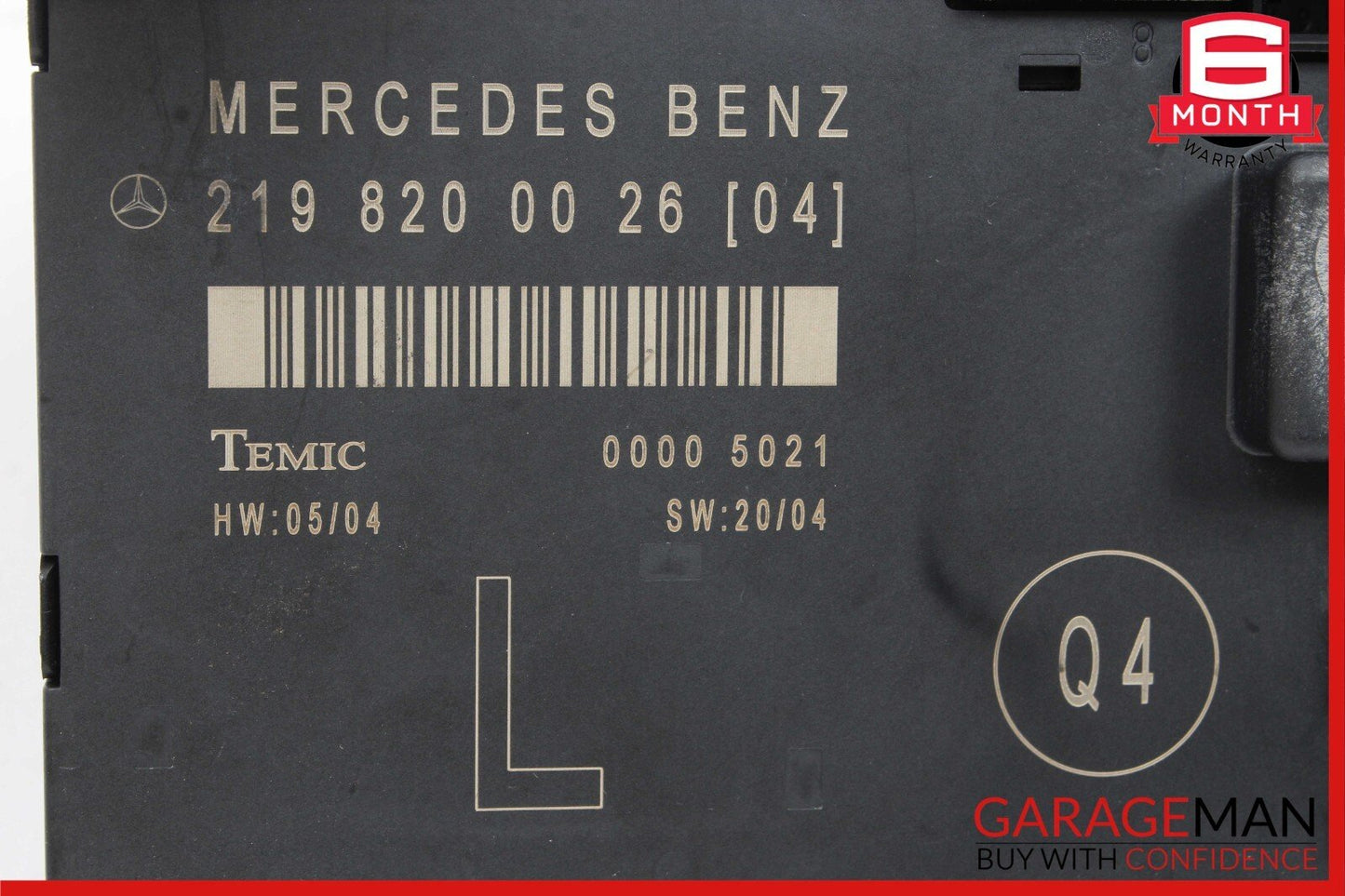 06-11 Mercedes W219 CLS500 CLS55 AMG Front Left Driver Door Control Module Unit