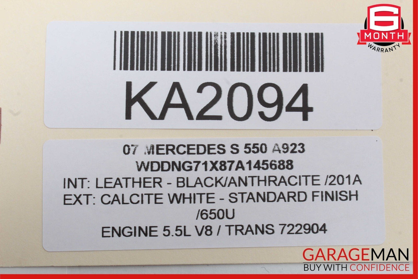 07-13 Mercedes W221 S550 Front Left Side Door Lock Latch Actuator Keyless Go OEM