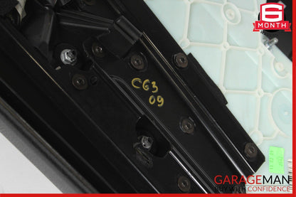 08-14 Mercedes W204 C63 AMG Sedan Front Right Passenger Interior Door Panel OEM