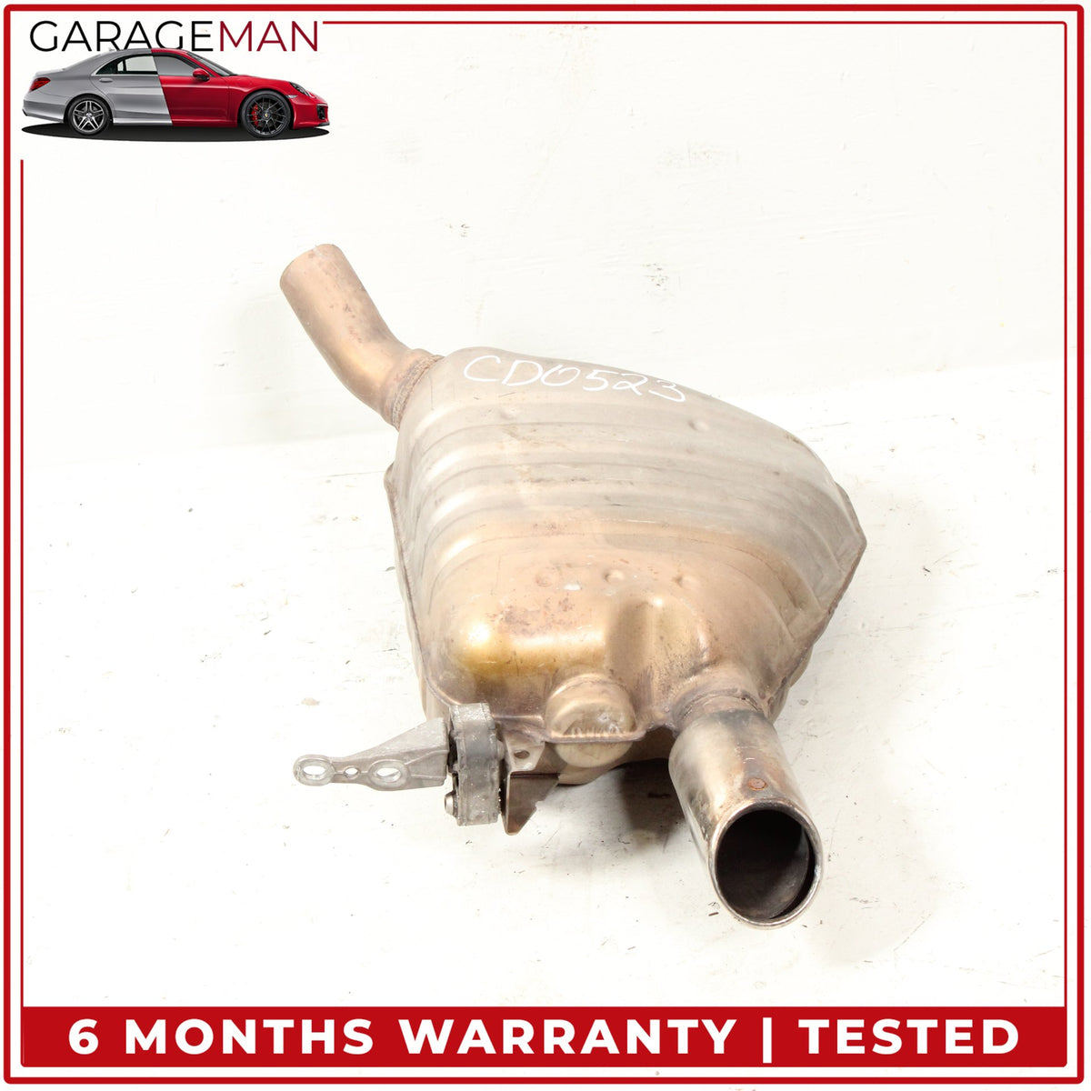 2009-2012 Audi Q5 Rear Left Driver Side Exhaust Muffler 8R0253611P OEM