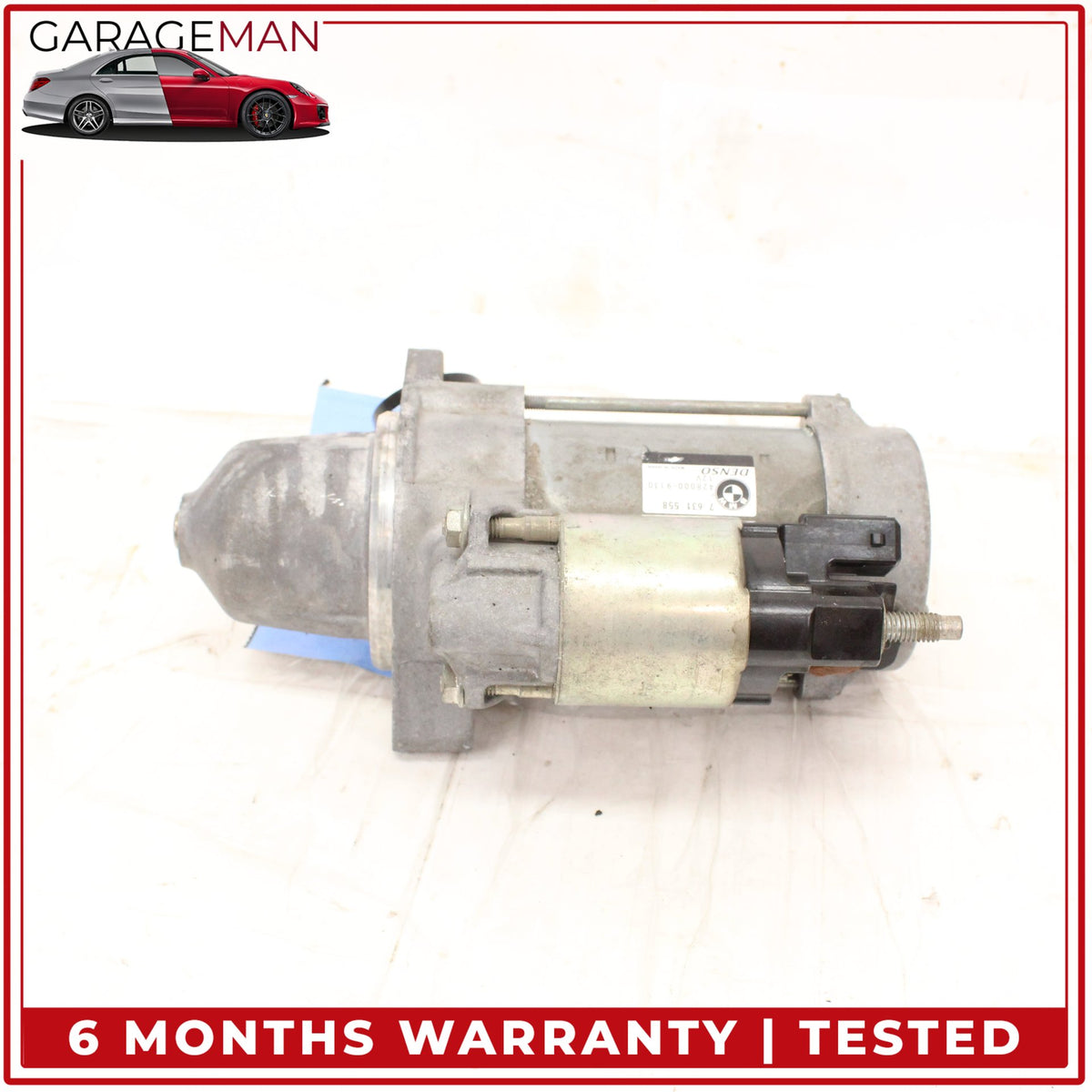 2012-2019 BMW 640i F12 3.0L N55 Engine Motor Starter 12V Denso 7631558 OEM