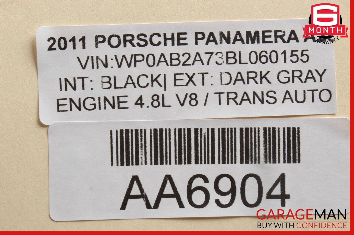 10-16 Porsche Panamera 970 Rear Right Lower Control Arm OEM