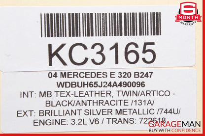03-09 Mercedes W211 E320 E55 AMG Hazard Light Door Lock Control Switch Wood OEM