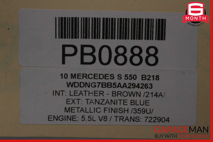 07-14 Mercedes W221 S550 CL550 Front Bumper Lower Bracket Impact Bar Assembly