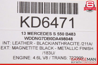 11-20 Mercedes W221 S550 CL550 E550 Engine Motor Oil Cooler 2781880201