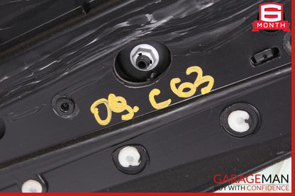 08-14 Mercedes W204 C300 C63 AMG Sedan Rear Right Interior Door Trim Panel Black
