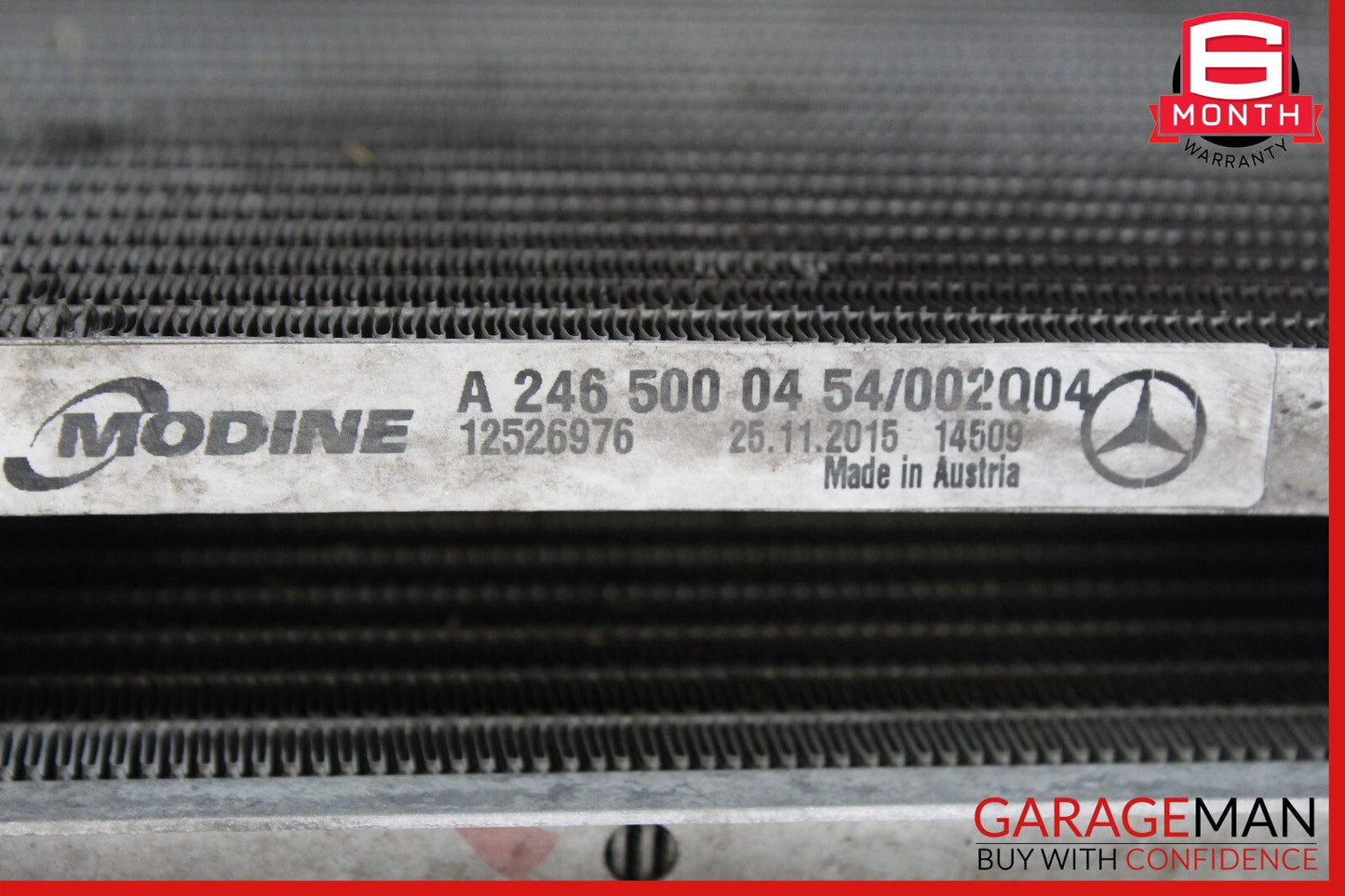 12-19 Mercedes B-Class W242 W246 Engine Cooling Radiator AC Air A/C Condenser