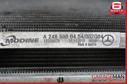 12-19 Mercedes B-Class W242 W246 Engine Cooling Radiator AC Air A/C Condenser