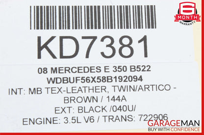 03-09 Mercedes E500 E350 Front Right Passenger Side Door Lock Latch Actuator OEM