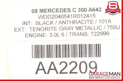 08-14 Mercedes W204 C300 C350 Rear Trunk Lid Tailgate Lock Release Open Handle