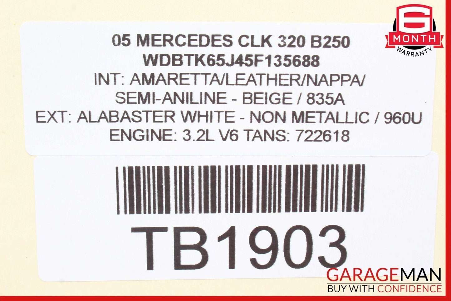 03-09 Mercedes W209 CLK320 Front Right Side Suspension Lower Control Arm RWD