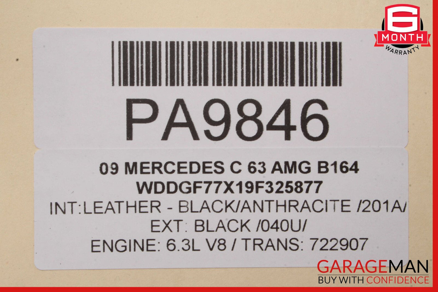 08-14 Mercedes W204 C63 CLS63 AC A/C Air Conditioning Condenser OEM