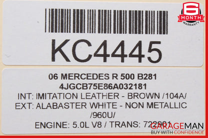 06-10 Mercedes W251 R500 R350 Center Dashboard Hazard ESP Control Switch OEM