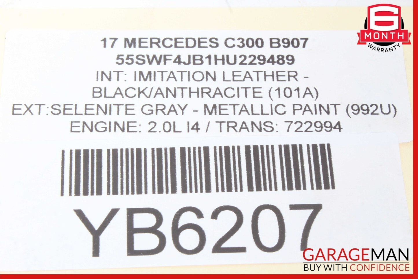 15-20 Mercedes W205 C300 A/C Air Conditioning Compressor 0032306911 OEM