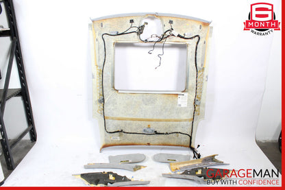 00-06 Mercedes W215 CL600 Roof Headliner Pillar Trim Assembly Suede OEM