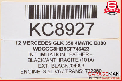08-17 Mercedes X204 GLK350 E350 Center Console Ashtray Ash Tray Rear Black OEM