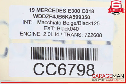 15-20 Mercedes W213 E300 RWD Rear Differential Diff Axle Carrier Assembly OEM