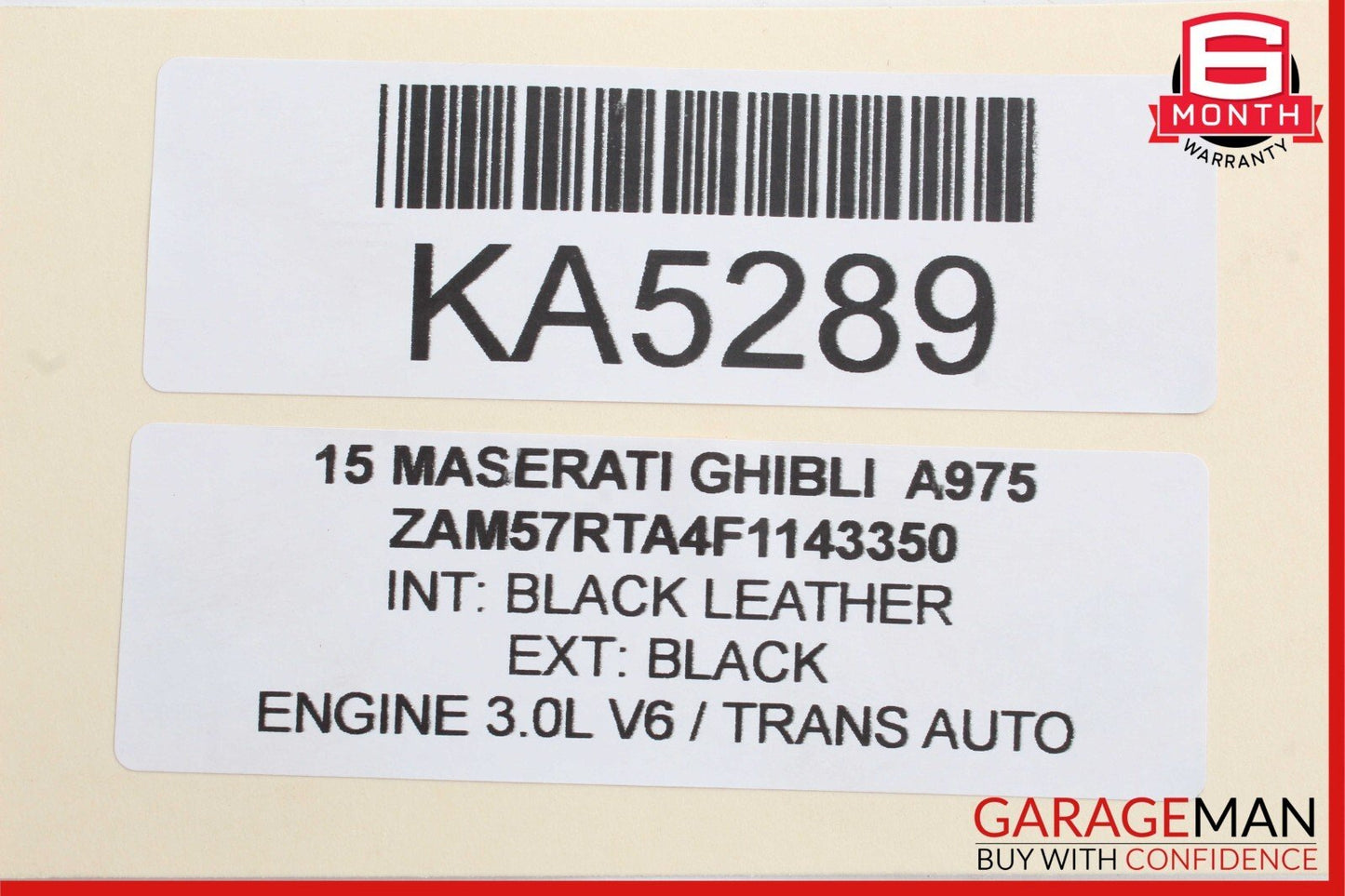 14-17 Maserati Ghibli Rear Left Side Door Lock Latch Actuator OEM