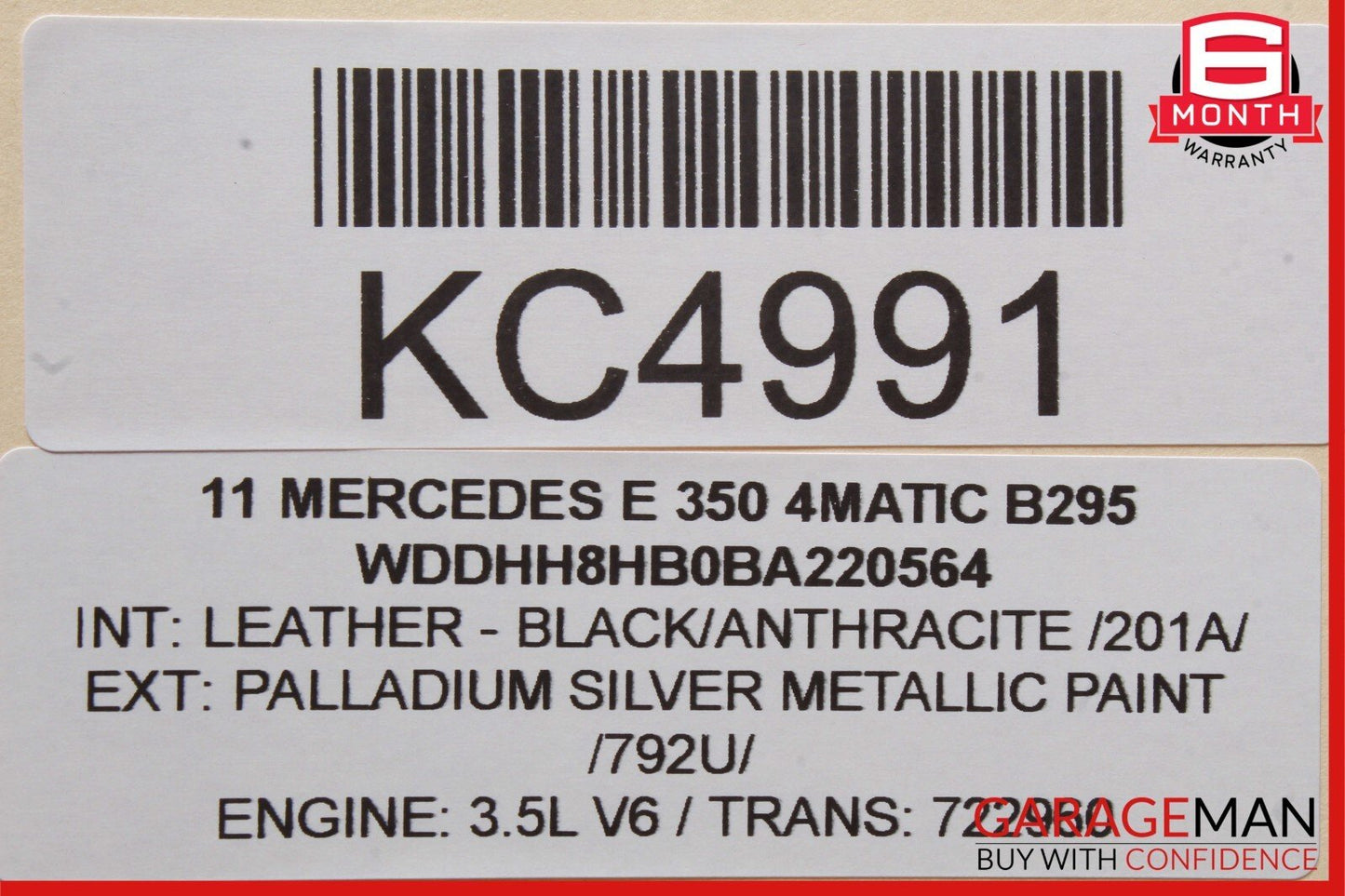 10-11 Mercedes W212 E350 4MATIC Command Head Unit CD Changer Radio 2129069000