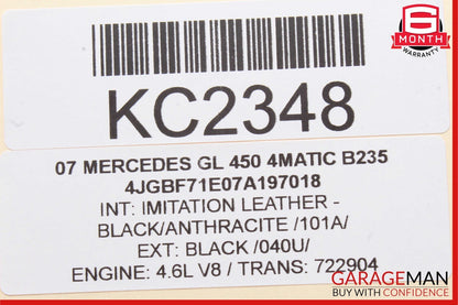 07-13 Mercedes W221 S550 Front Right Under Seat Control Module 2218707493 OEM